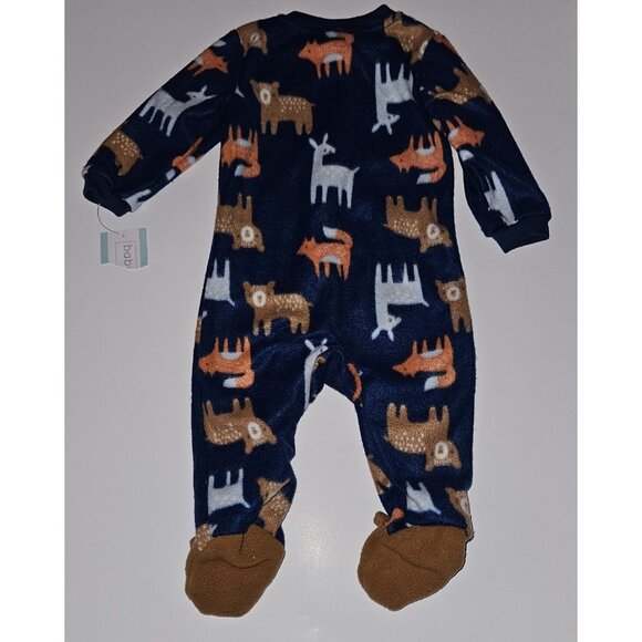 3 Pairs Fleece Footie Pajamas Sleepers Lot Baby Boy 6 Months Carter's Baby Gear - Picture 14 of 14